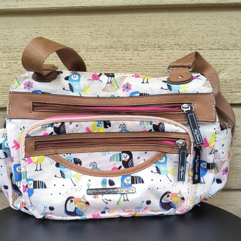 Lily Bloom Mona Four Poster Crossbody Shoulder Bag
